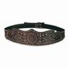 Openwork and Backstitched Leather Campero or Rociero Belt . Ref. 6001/80